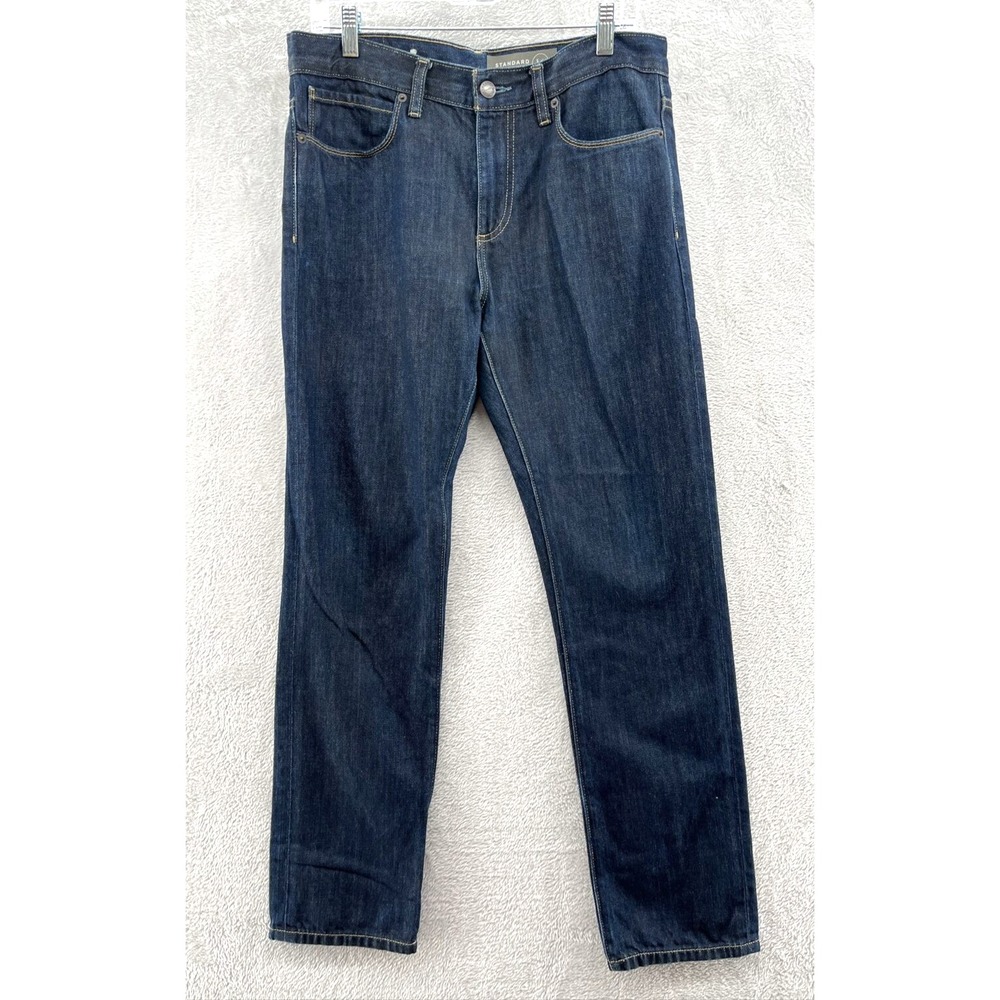 Standard Cloth Jeans Men's SZ 32x30 Dark Wash Skinny Tapered Leg